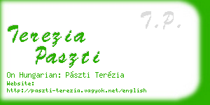 terezia paszti business card
